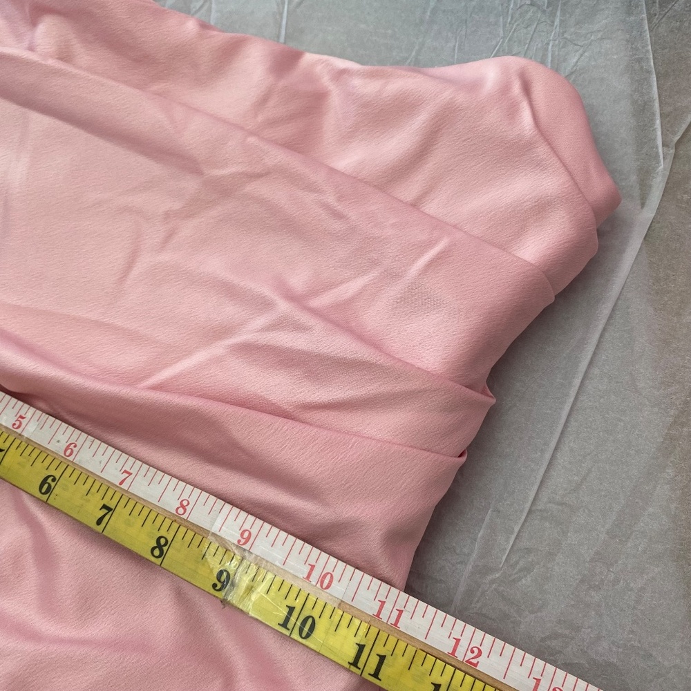 HOUSE OF CB 'Jasmine' Rose Pink Draped Strapless Corset Dress NWOT size XS - Picture 12 of 16